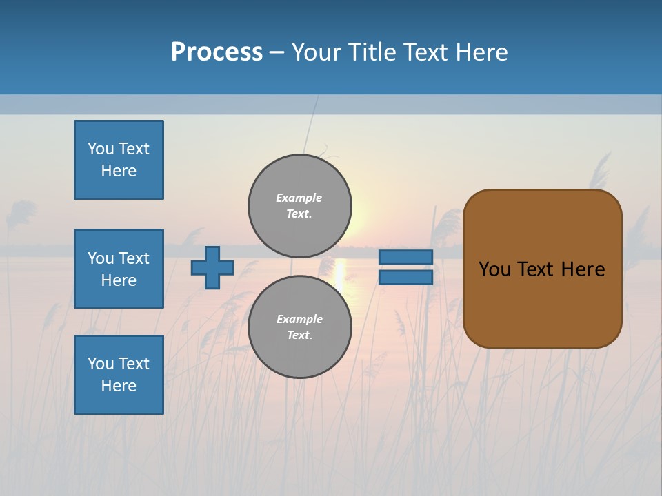 Nature Blue Beauty PowerPoint Template