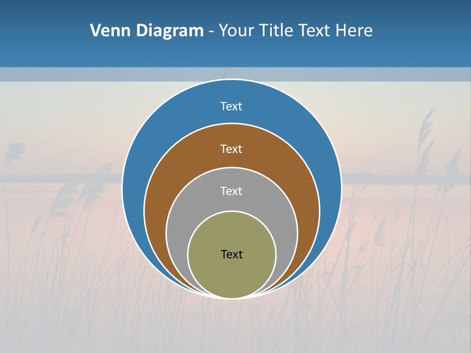 Nature Blue Beauty PowerPoint Template