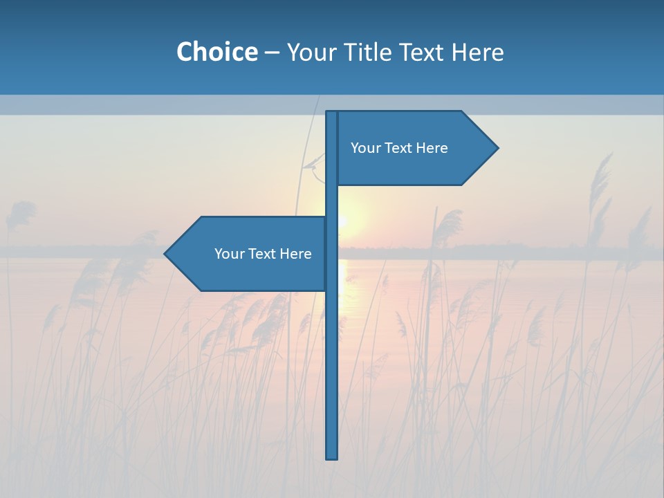 Nature Blue Beauty PowerPoint Template