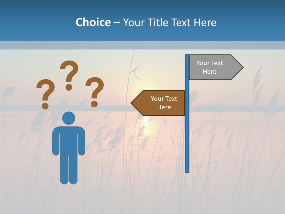 Nature Blue Beauty PowerPoint Template