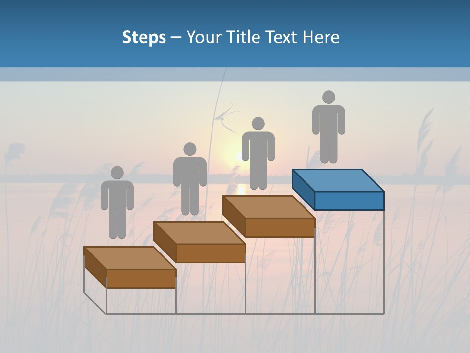 Nature Blue Beauty PowerPoint Template