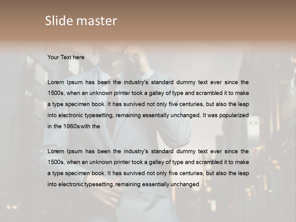 Town Hair Date PowerPoint Template