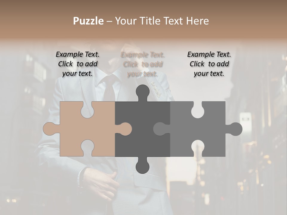 Town Hair Date PowerPoint Template