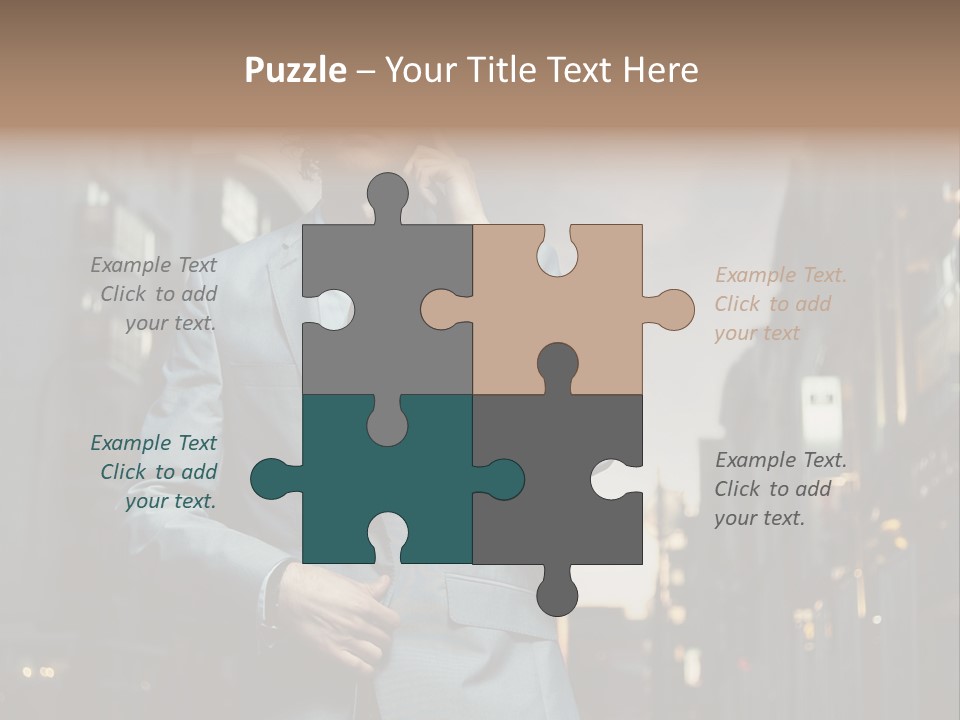 Town Hair Date PowerPoint Template