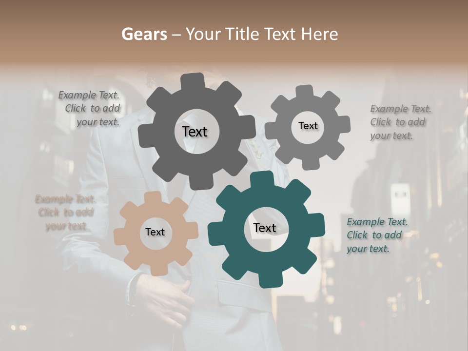 Town Hair Date PowerPoint Template