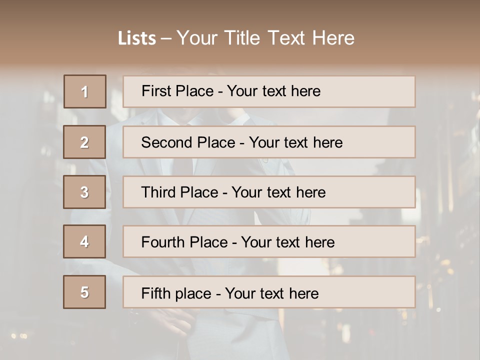 Town Hair Date PowerPoint Template