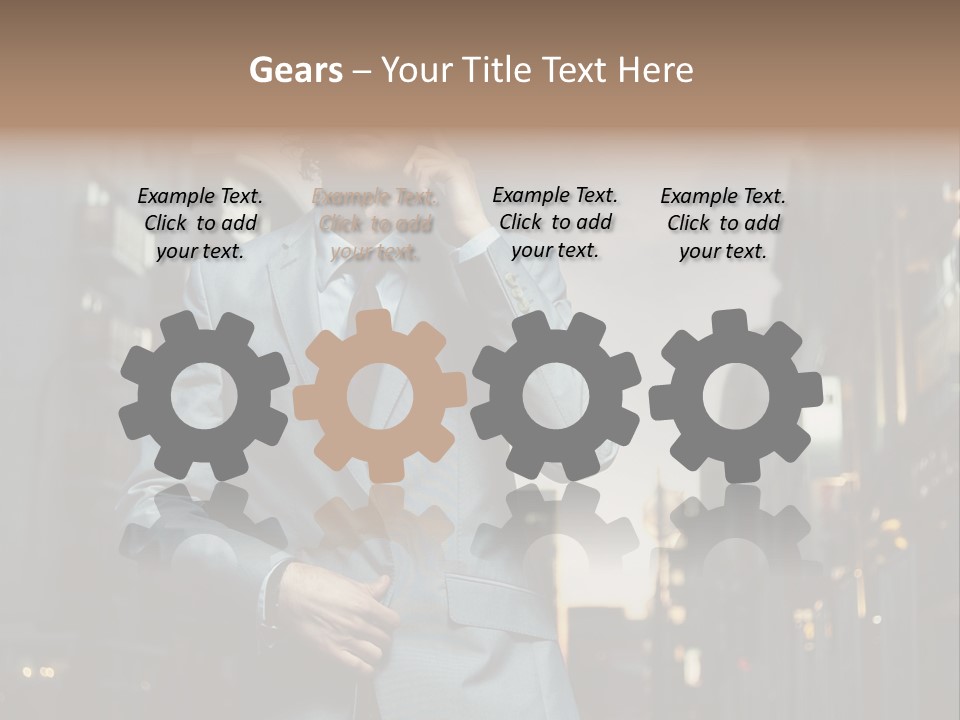 Town Hair Date PowerPoint Template