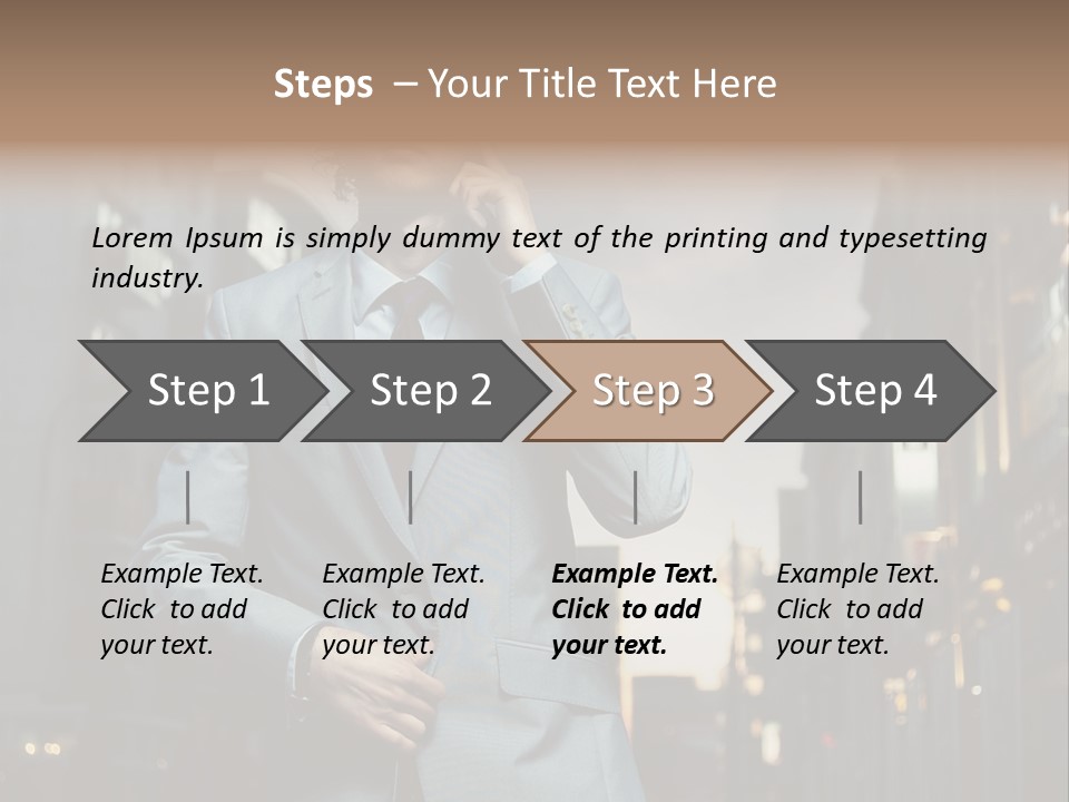 Town Hair Date PowerPoint Template