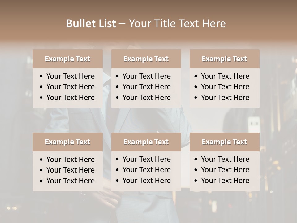 Town Hair Date PowerPoint Template