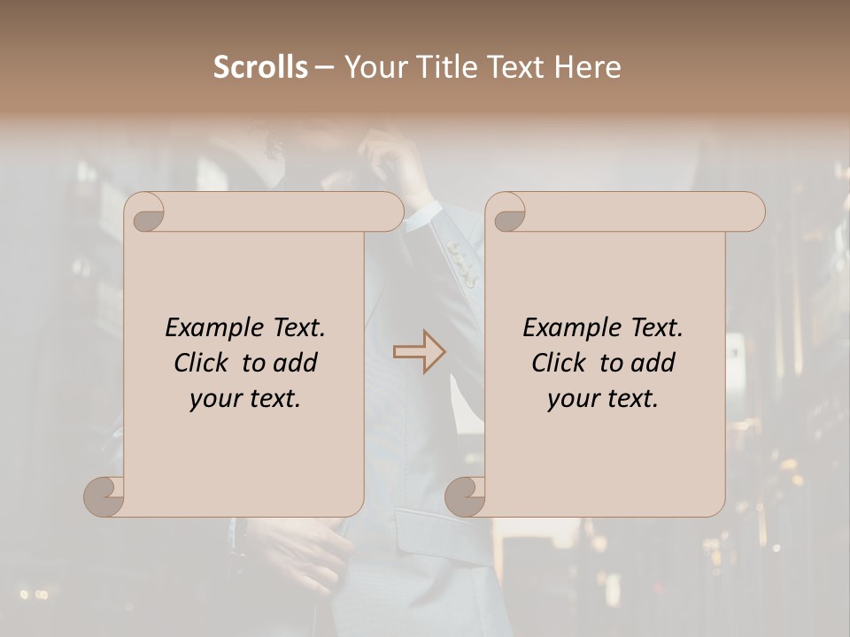 Town Hair Date PowerPoint Template