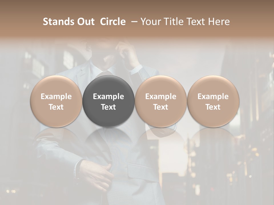 Town Hair Date PowerPoint Template