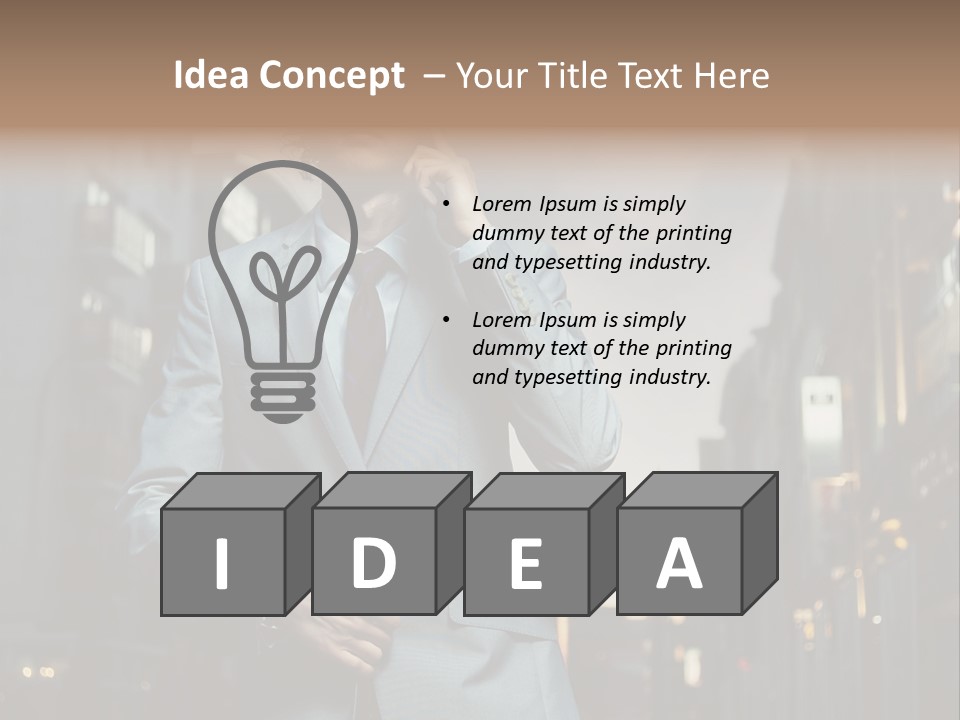 Town Hair Date PowerPoint Template