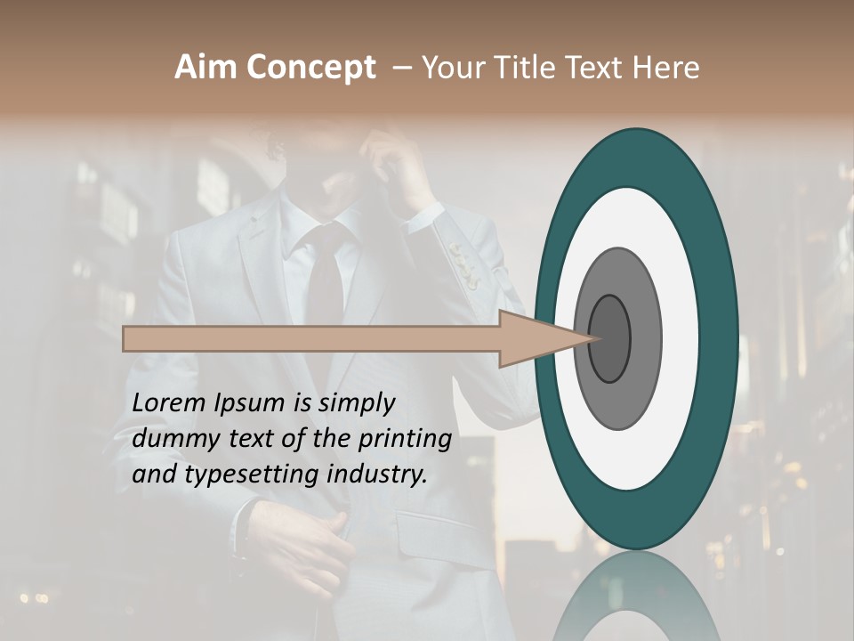 Town Hair Date PowerPoint Template