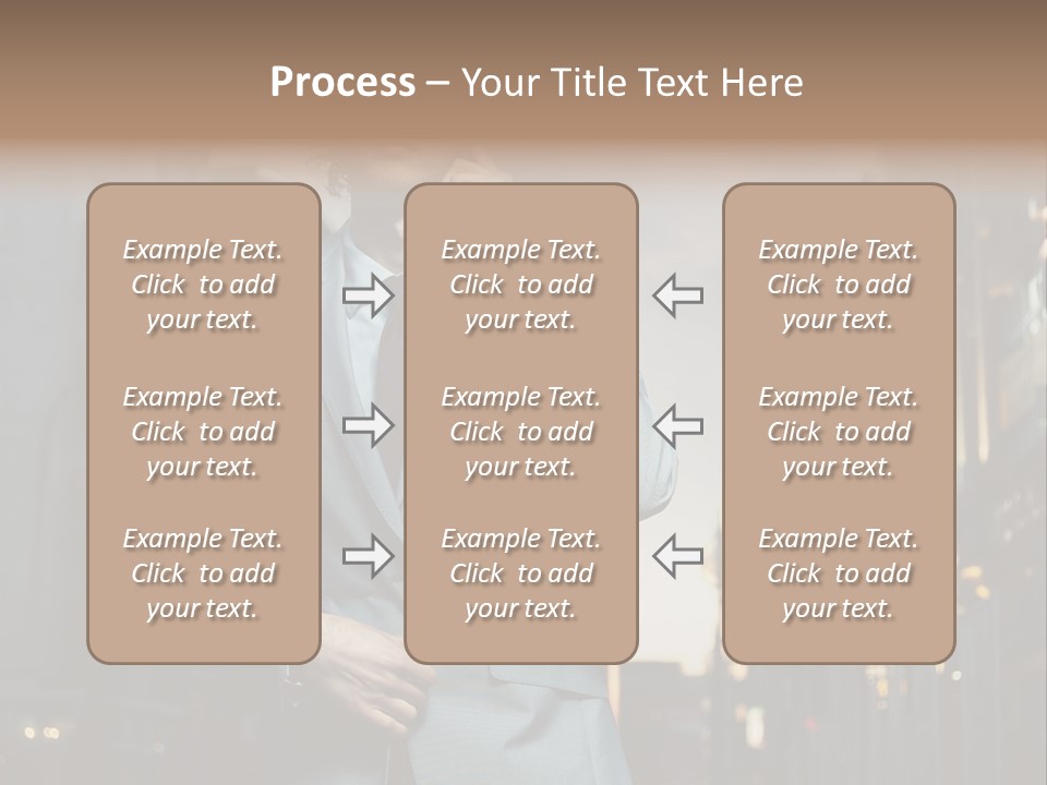 Town Hair Date PowerPoint Template