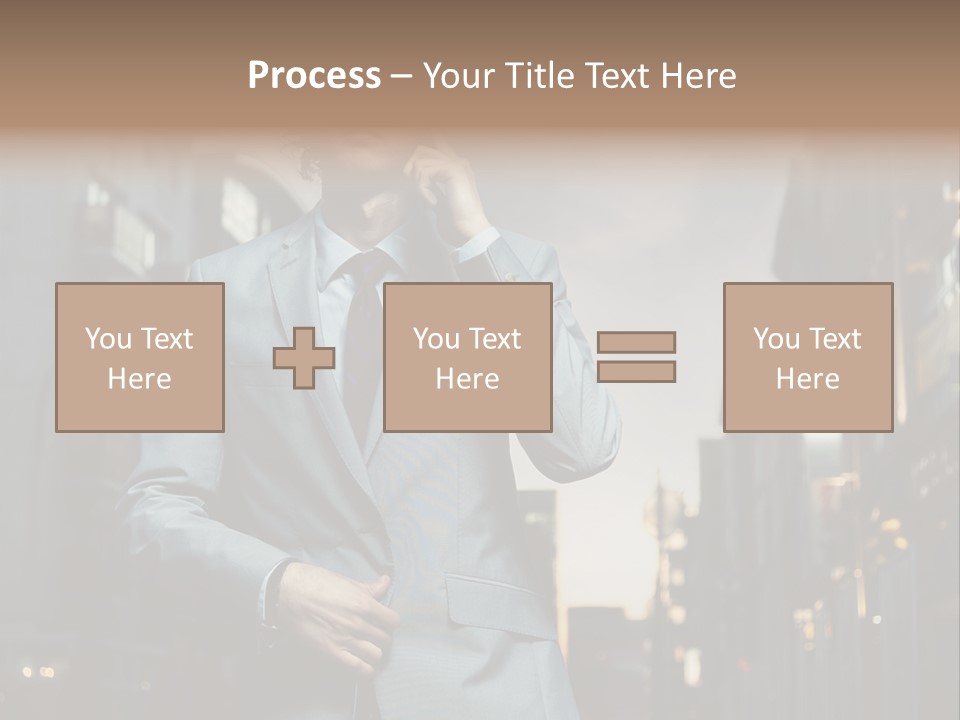Town Hair Date PowerPoint Template