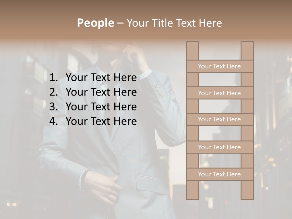 Town Hair Date PowerPoint Template