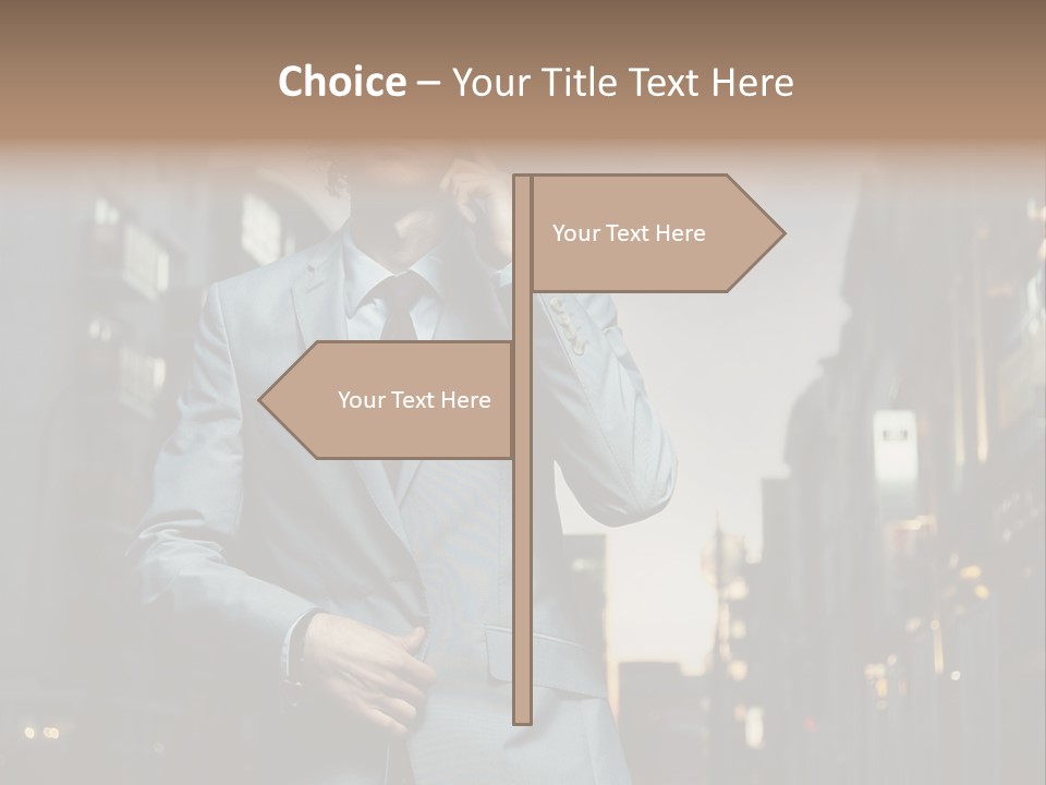 Town Hair Date PowerPoint Template