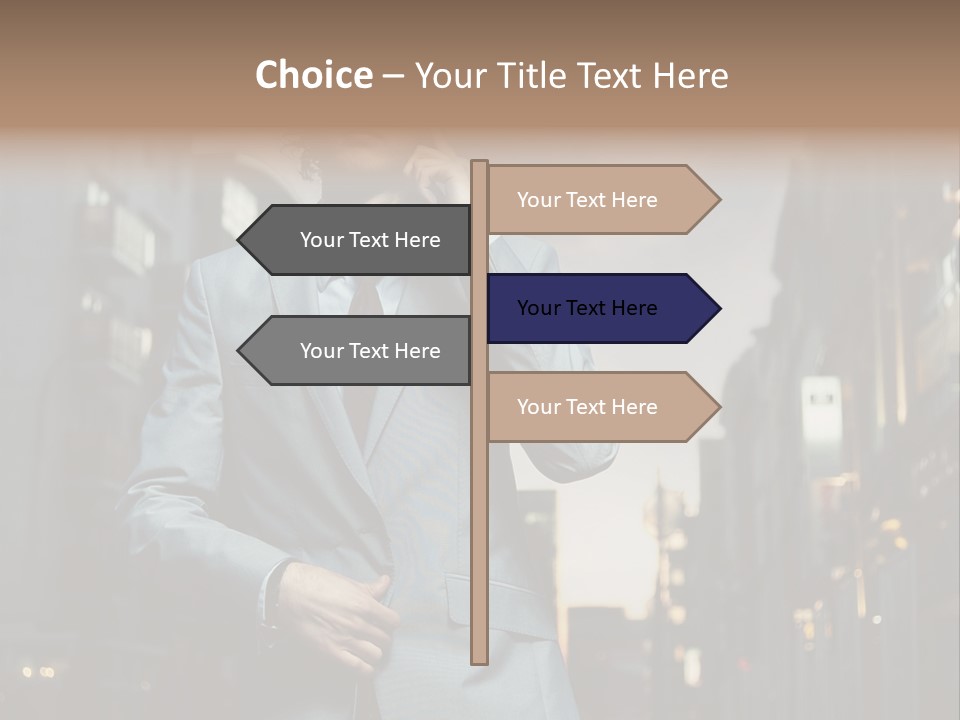 Town Hair Date PowerPoint Template