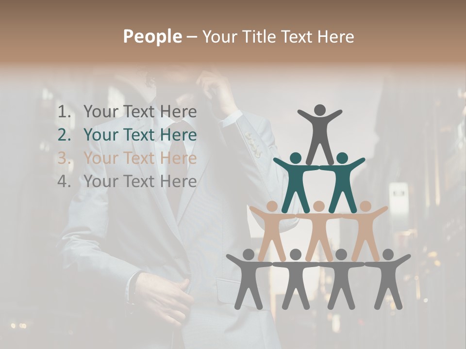 Town Hair Date PowerPoint Template