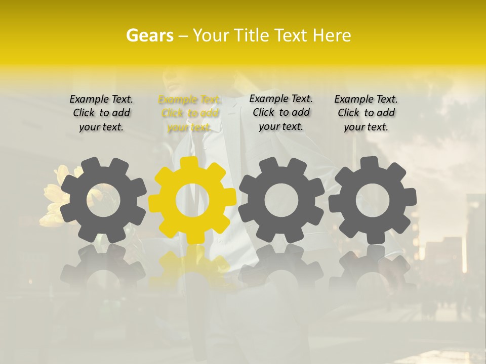 Head Elegant Building PowerPoint Template