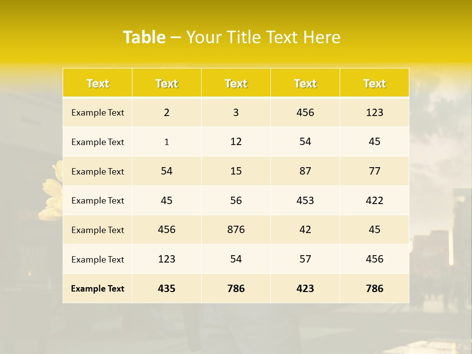Head Elegant Building PowerPoint Template