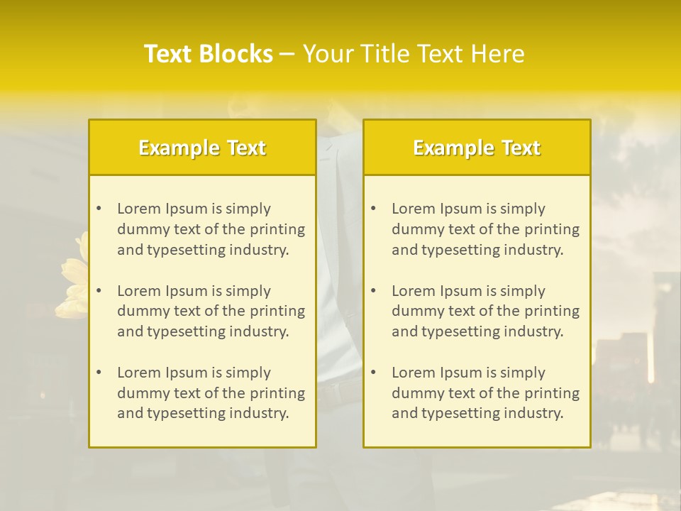 Head Elegant Building PowerPoint Template