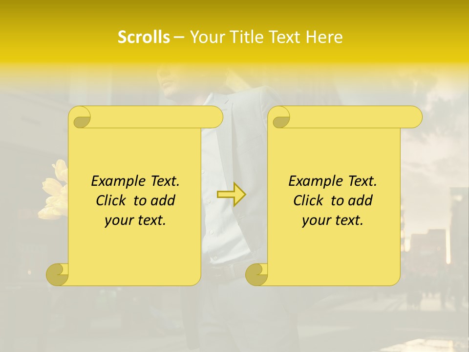 Head Elegant Building PowerPoint Template