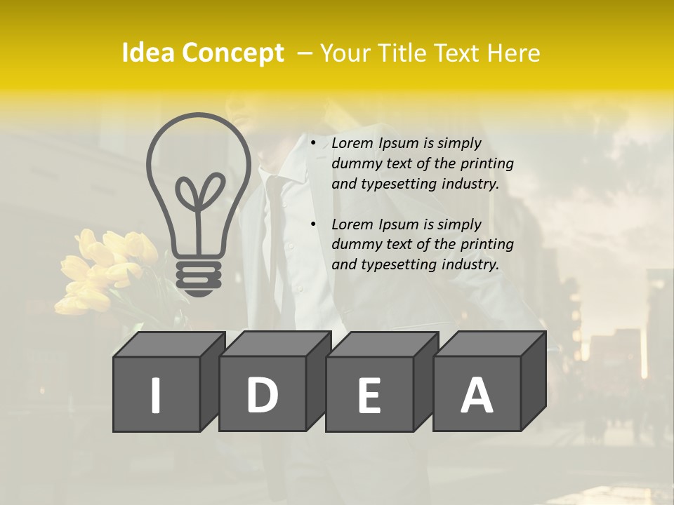 Head Elegant Building PowerPoint Template