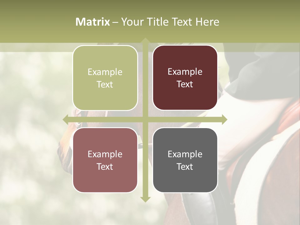 Exhibition Event Saddle PowerPoint Template