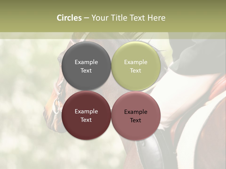 Exhibition Event Saddle PowerPoint Template