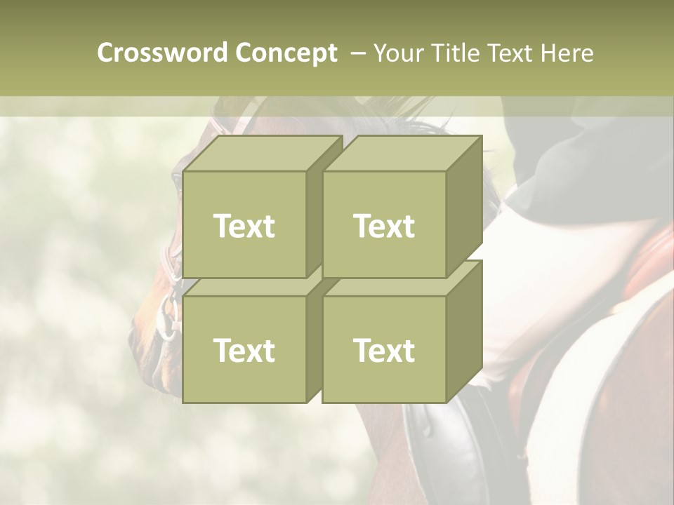 Exhibition Event Saddle PowerPoint Template