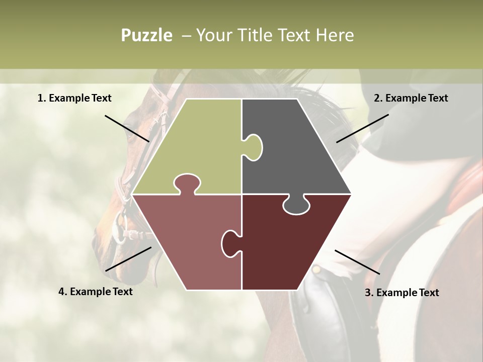 Exhibition Event Saddle PowerPoint Template