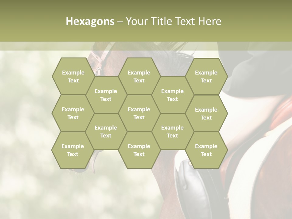 Exhibition Event Saddle PowerPoint Template