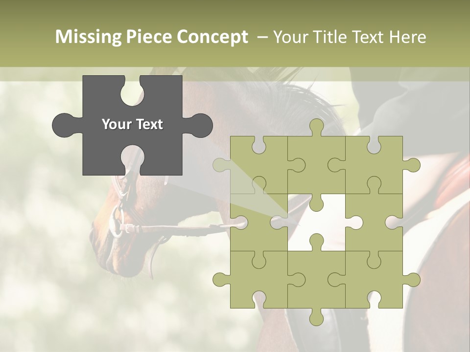 Exhibition Event Saddle PowerPoint Template