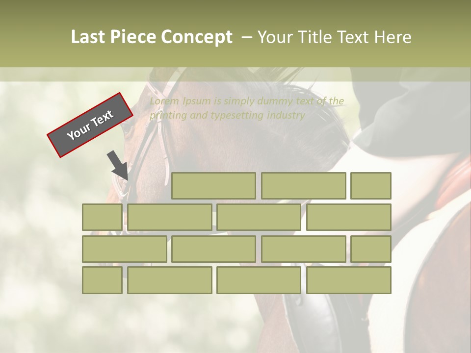 Exhibition Event Saddle PowerPoint Template