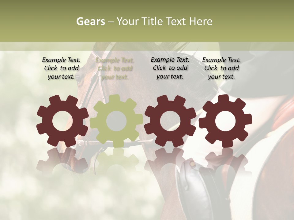 Exhibition Event Saddle PowerPoint Template