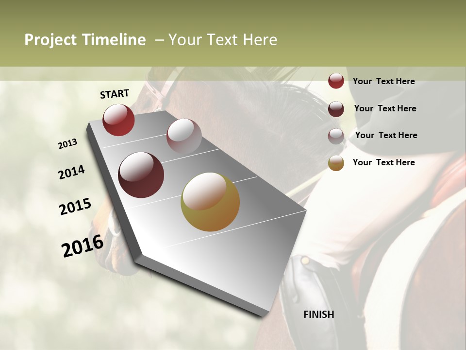 Exhibition Event Saddle PowerPoint Template