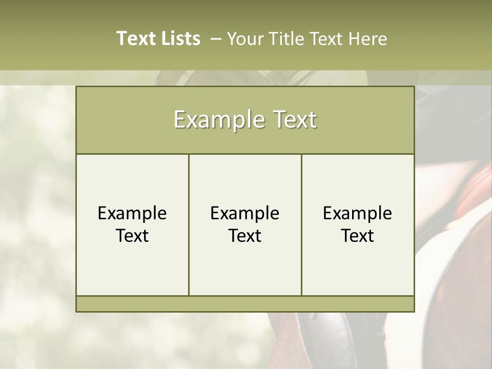 Exhibition Event Saddle PowerPoint Template