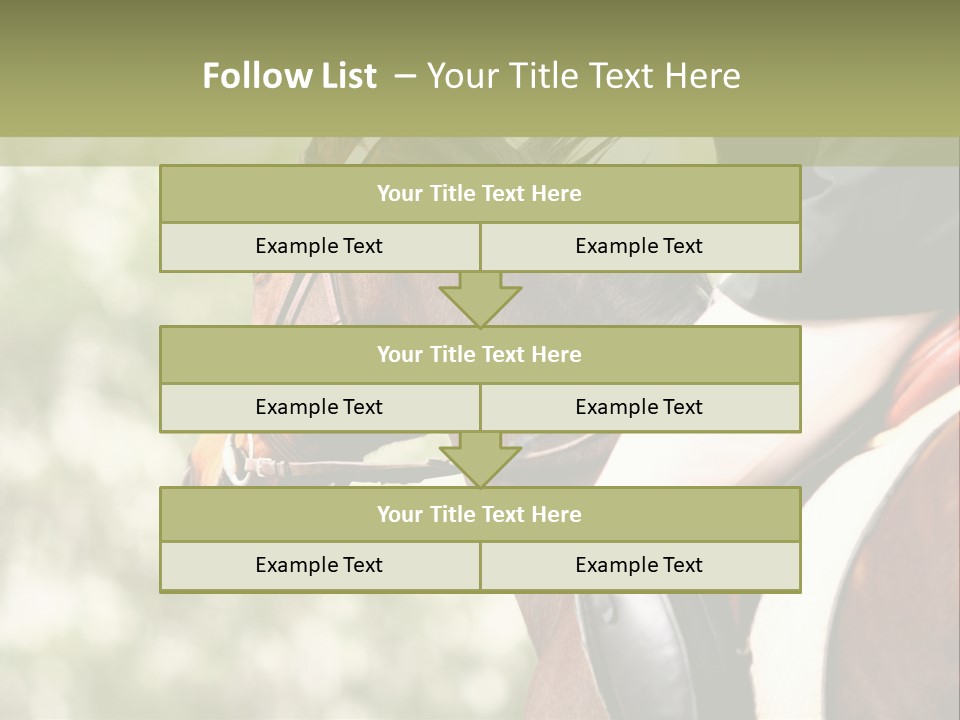 Exhibition Event Saddle PowerPoint Template