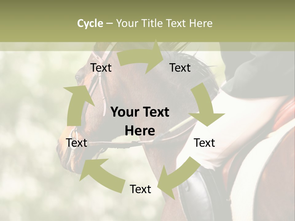 Exhibition Event Saddle PowerPoint Template
