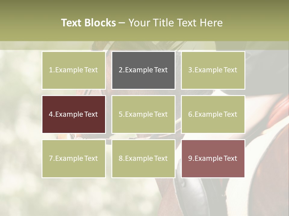 Exhibition Event Saddle PowerPoint Template