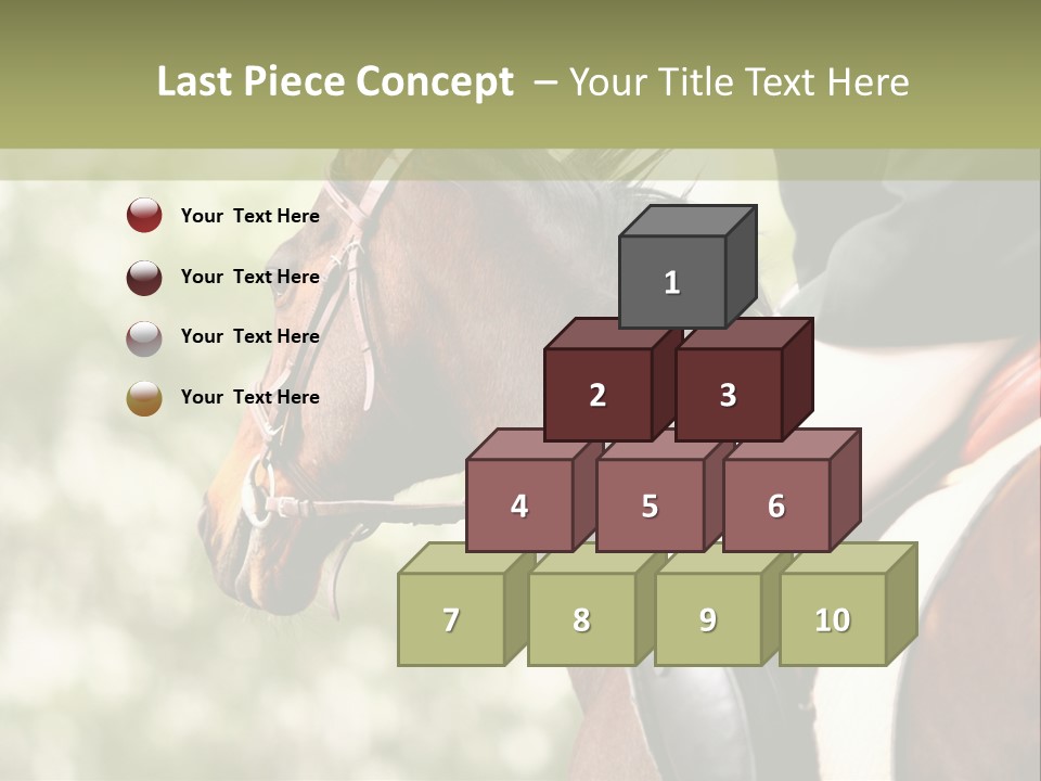 Exhibition Event Saddle PowerPoint Template