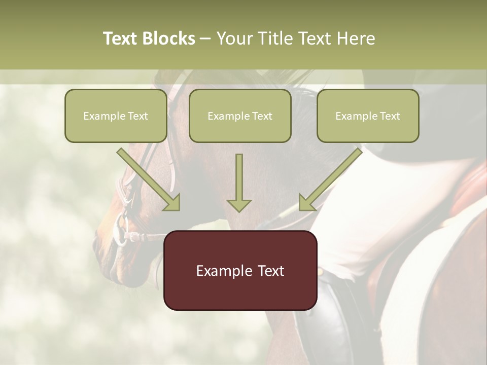 Exhibition Event Saddle PowerPoint Template