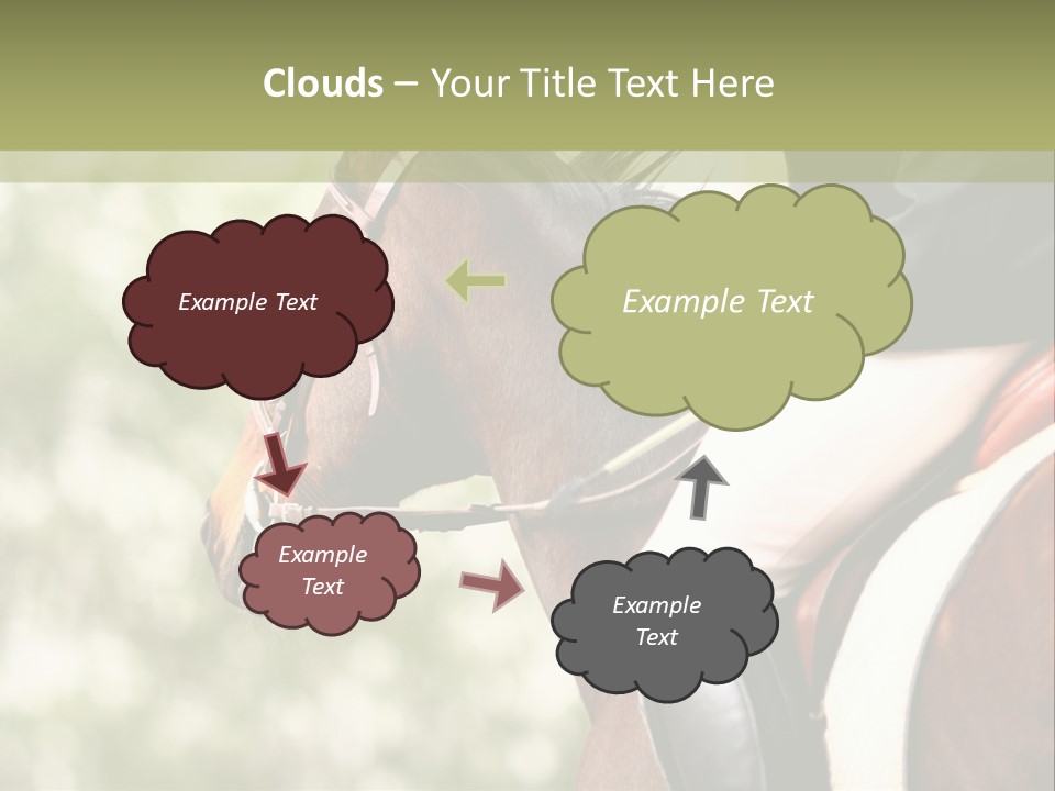 Exhibition Event Saddle PowerPoint Template
