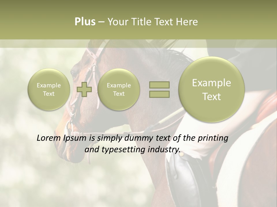 Exhibition Event Saddle PowerPoint Template