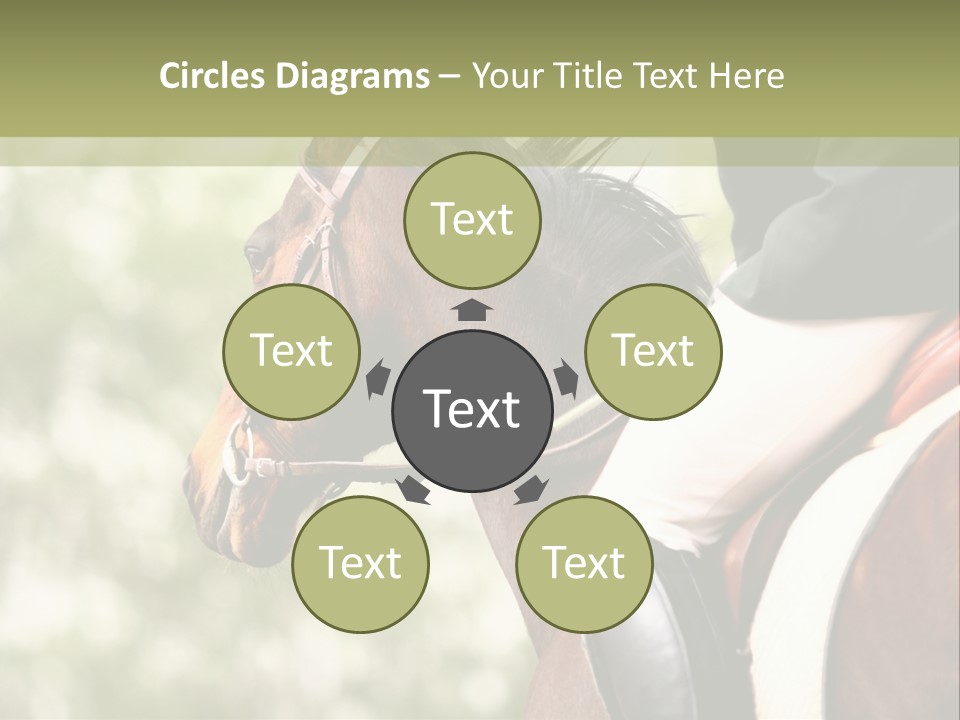 Exhibition Event Saddle PowerPoint Template