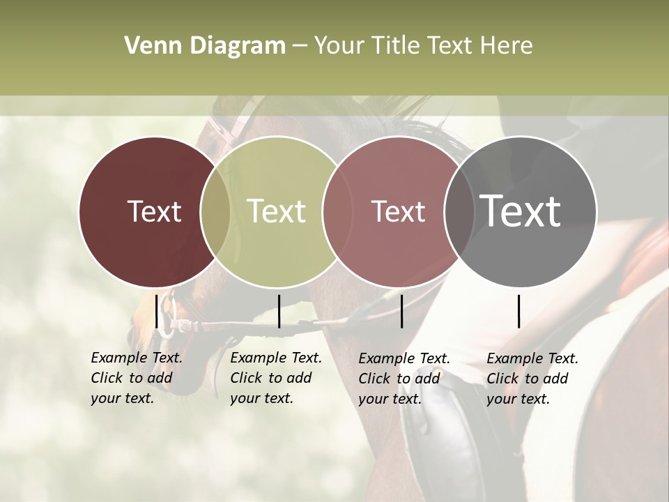 Exhibition Event Saddle PowerPoint Template