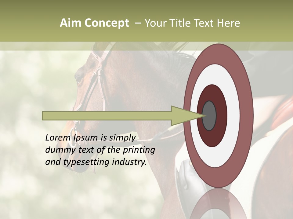 Exhibition Event Saddle PowerPoint Template