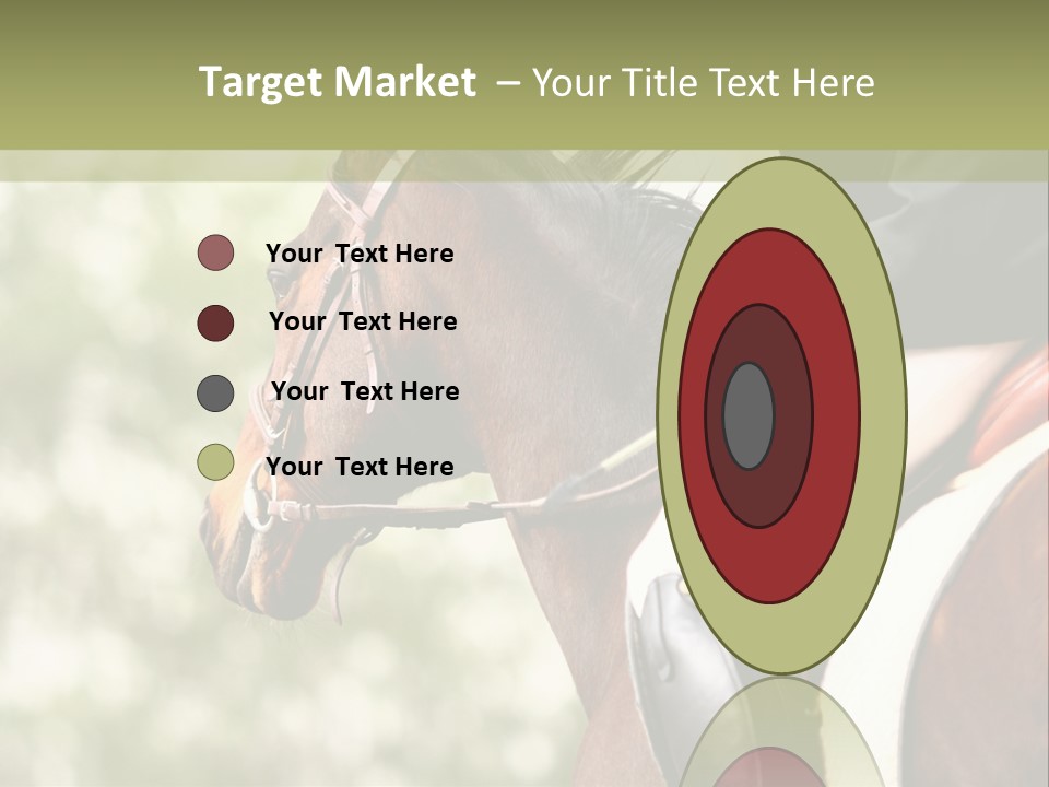 Exhibition Event Saddle PowerPoint Template