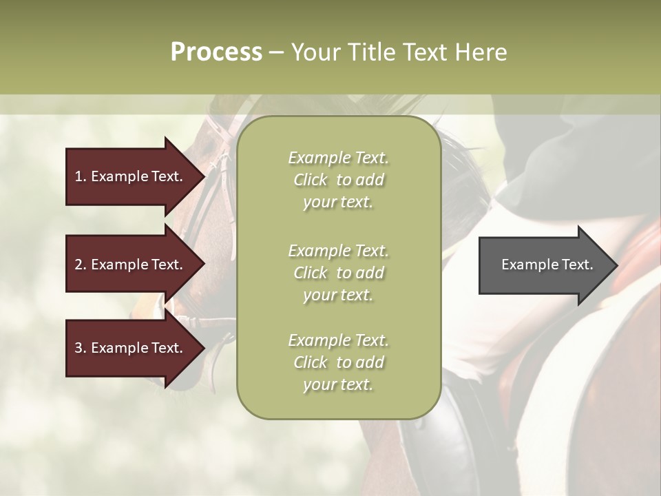 Exhibition Event Saddle PowerPoint Template